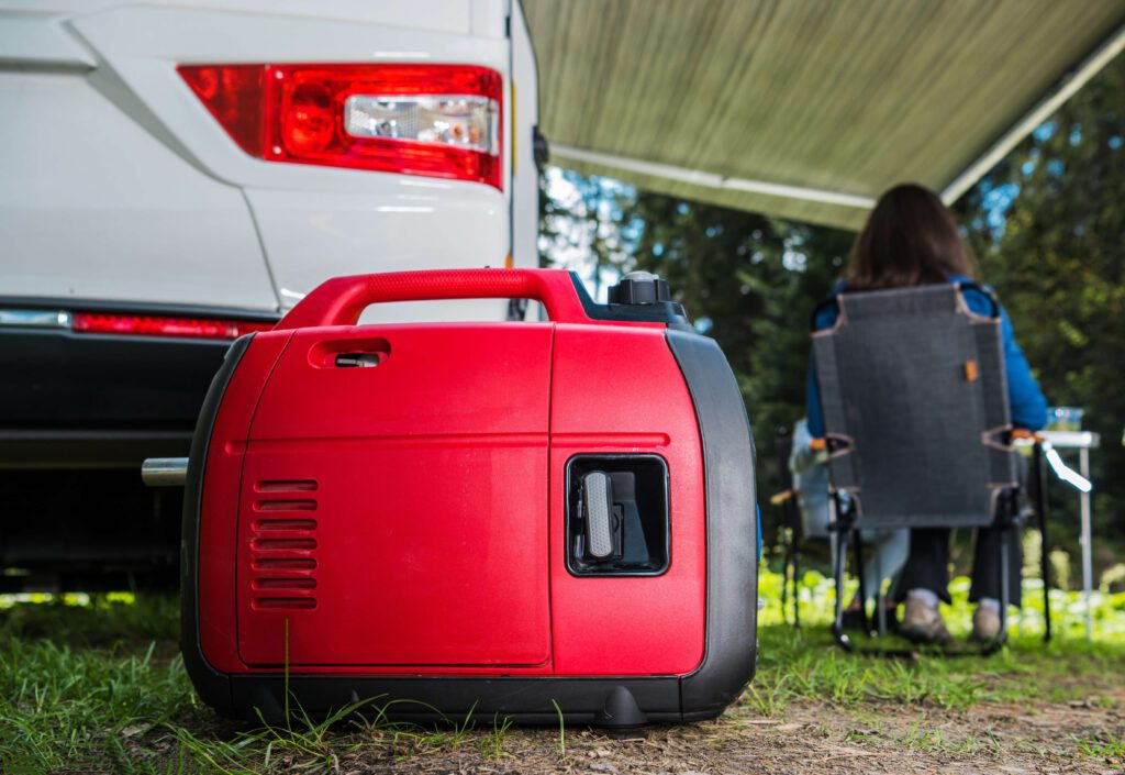 Generador inverter silencioso actividades aire libre campamento