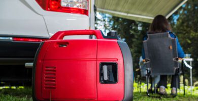 Generador inverter silencioso actividades aire libre campamento